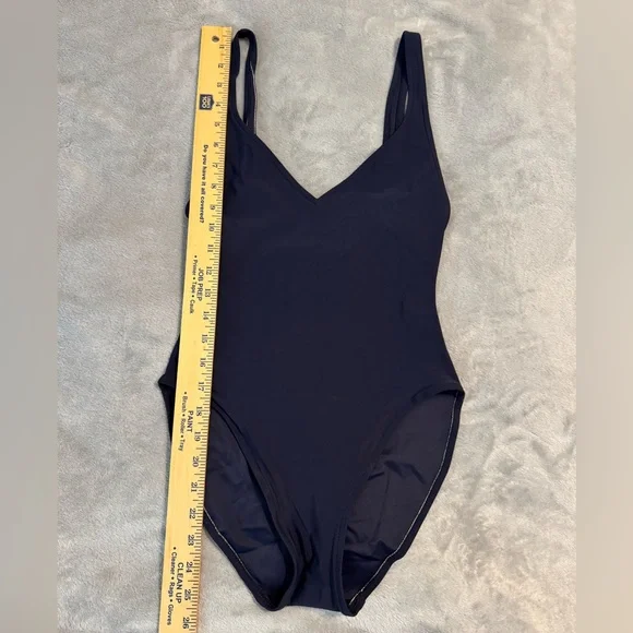 Vintage Calvin Klein Navy One-Piece Swimsuit - Picture 3 of 9